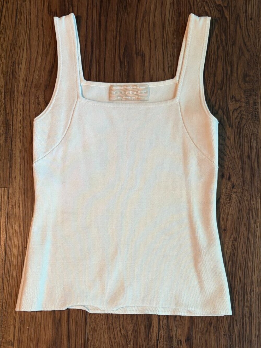 Keepsake The Label knit tank XS cream